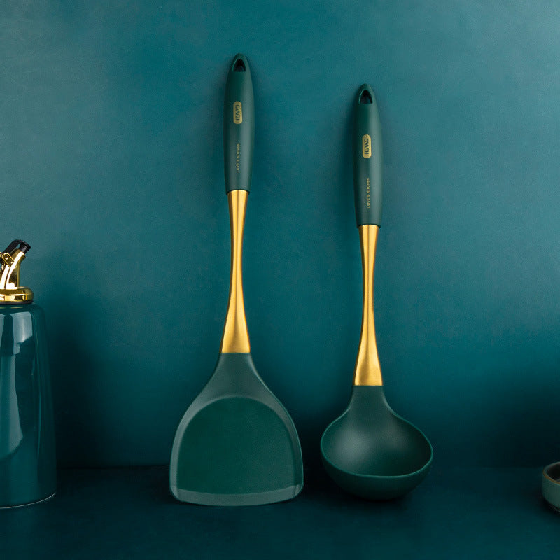 Stainless Steel Silicone Spatula Spoon